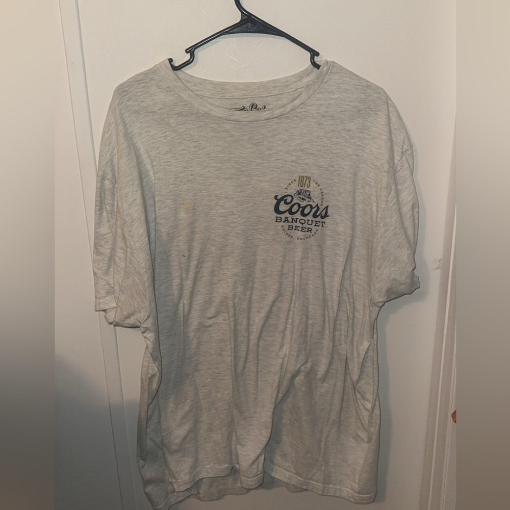 Coors Banquet Beer Light Gray T-Shirt